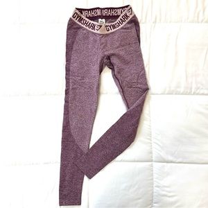 Gymshark Maroon Flex Leggings